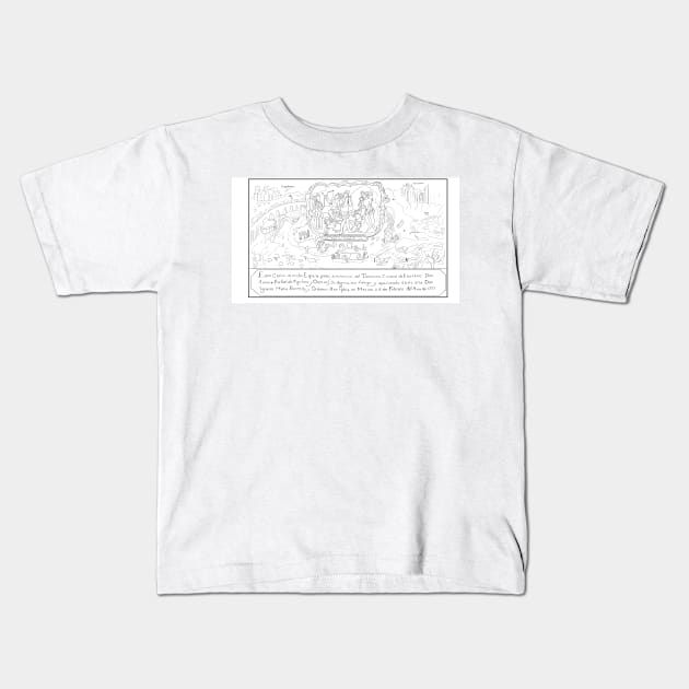 Castas de Barreda Classical Art Kids T-Shirt by jorge_lebeau